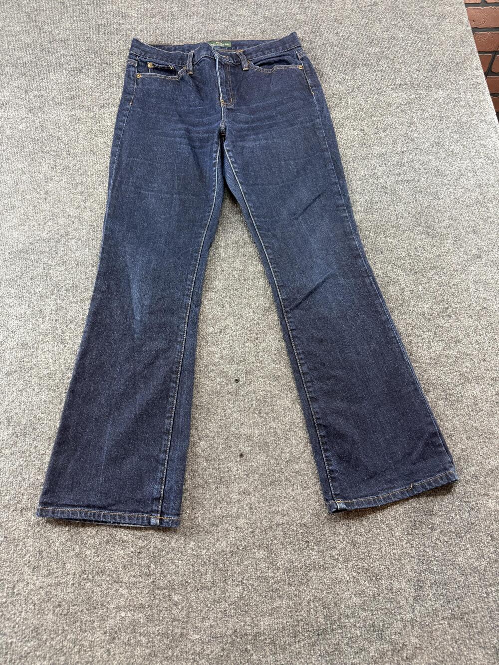 Lauren Ralph Lauren Jeans Womens 6 Blue Medium Wash Classic Bootcut Denim Pants